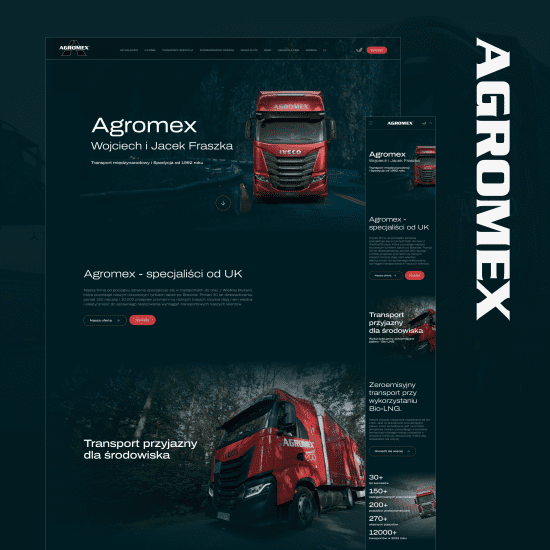 realizacja strony internetowej Agromex